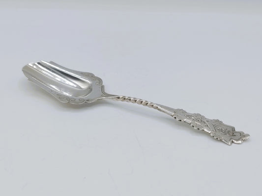Zilveren suikerlepel, G. vd Bergh, Schoonhoven, ca. 1910