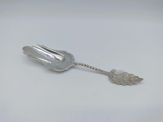 Zilveren suikerlepel, G. Herwig, Schoonhoven, ca. 1890