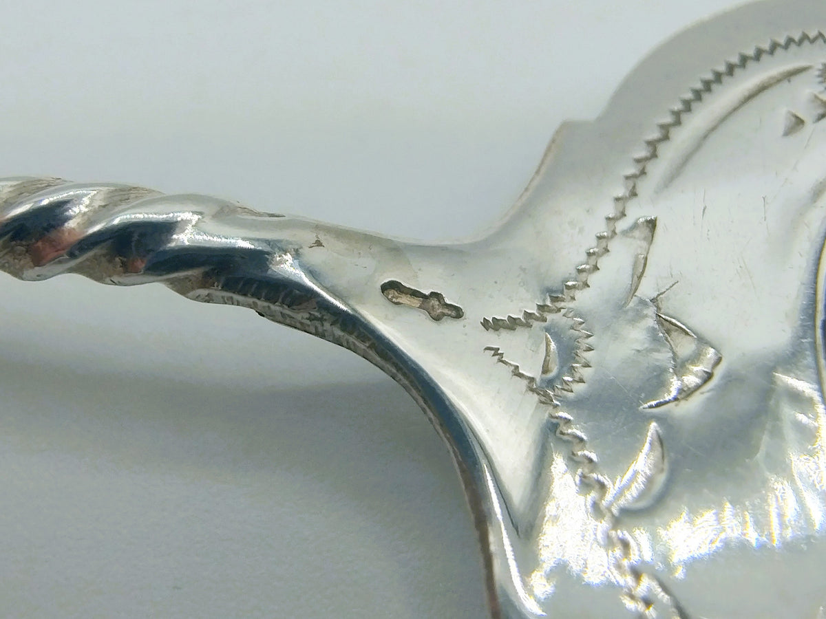 Zilveren suikerlepel, G. Herwig, Schoonhoven, ca. 1890