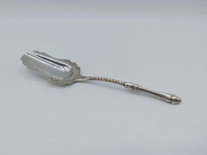 Zilveren suikerlepel. P. Siebma, Bergum, ca. 1890