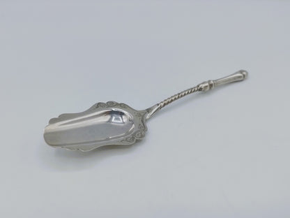 Zilveren suikerlepel. P. Siebma, Bergum, ca. 1890