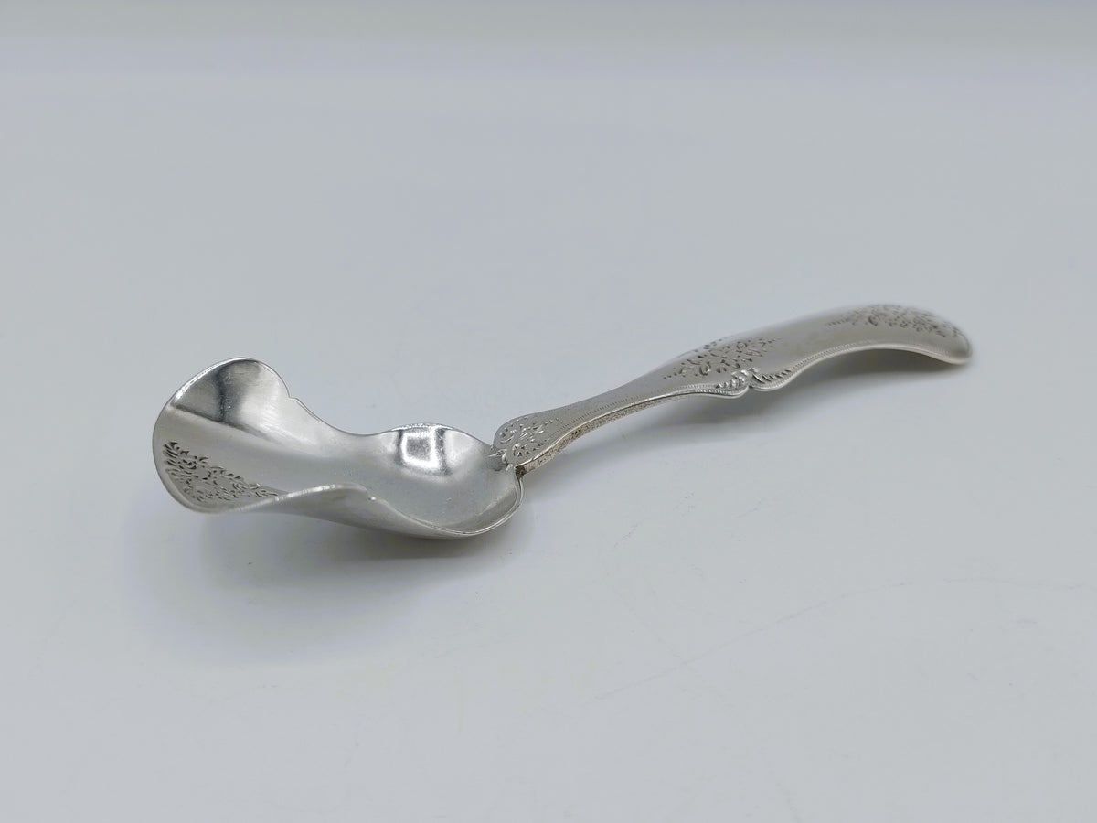 Zilveren suikerschepje, T.L. Uriot, Amsterdam, 1867
