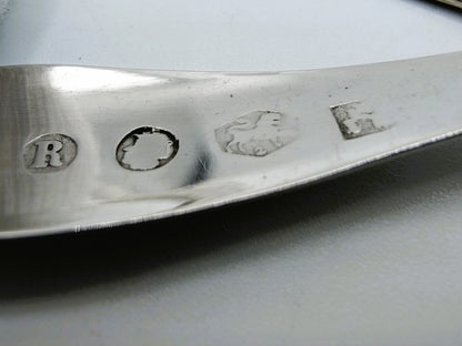 2 Zilveren zoutlepels, J.H. Eversbag, Amsterdam, 1851