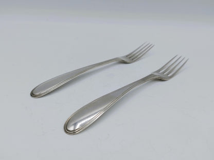 Set met zilveren vorkjes, S. Woortman, Amsterdam, 1844