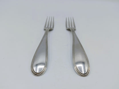 Set met zilveren vorkjes, S. Woortman, Amsterdam, 1844
