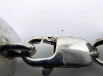 Zilveren heren koningsarmband, 925, 22,5 cm.