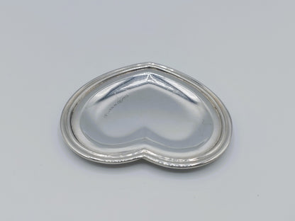 Zilveren hartvormig schaaltje, Zaramella Argenti, Padova, 925