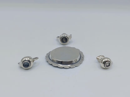 Zilveren miniatuur servies, 20e eeuws