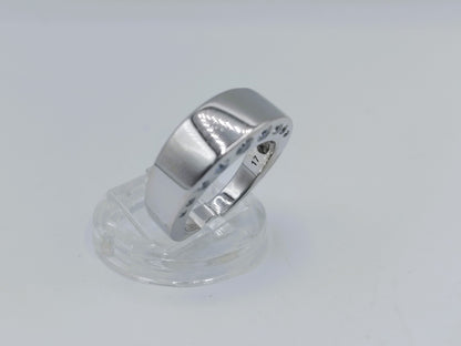 Zilveren ring met zirkonia, 925