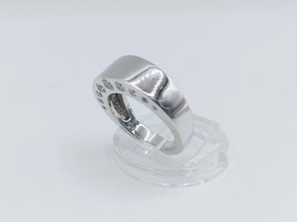 Zilveren ring met zirkonia, 925