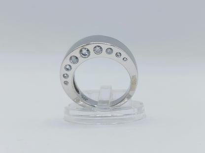 Zilveren ring met zirkonia, 925