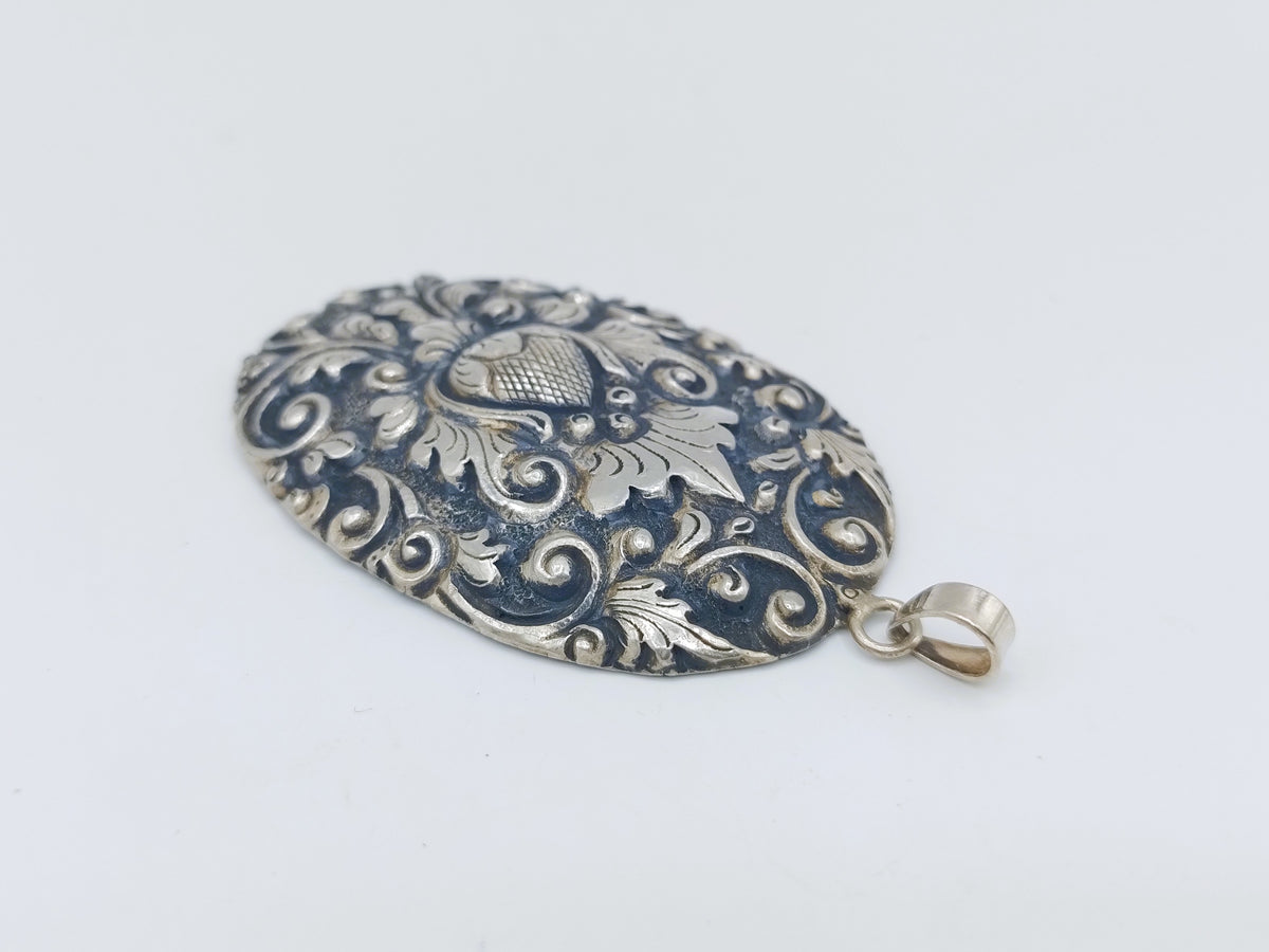Zilveren djokja hanger, 835