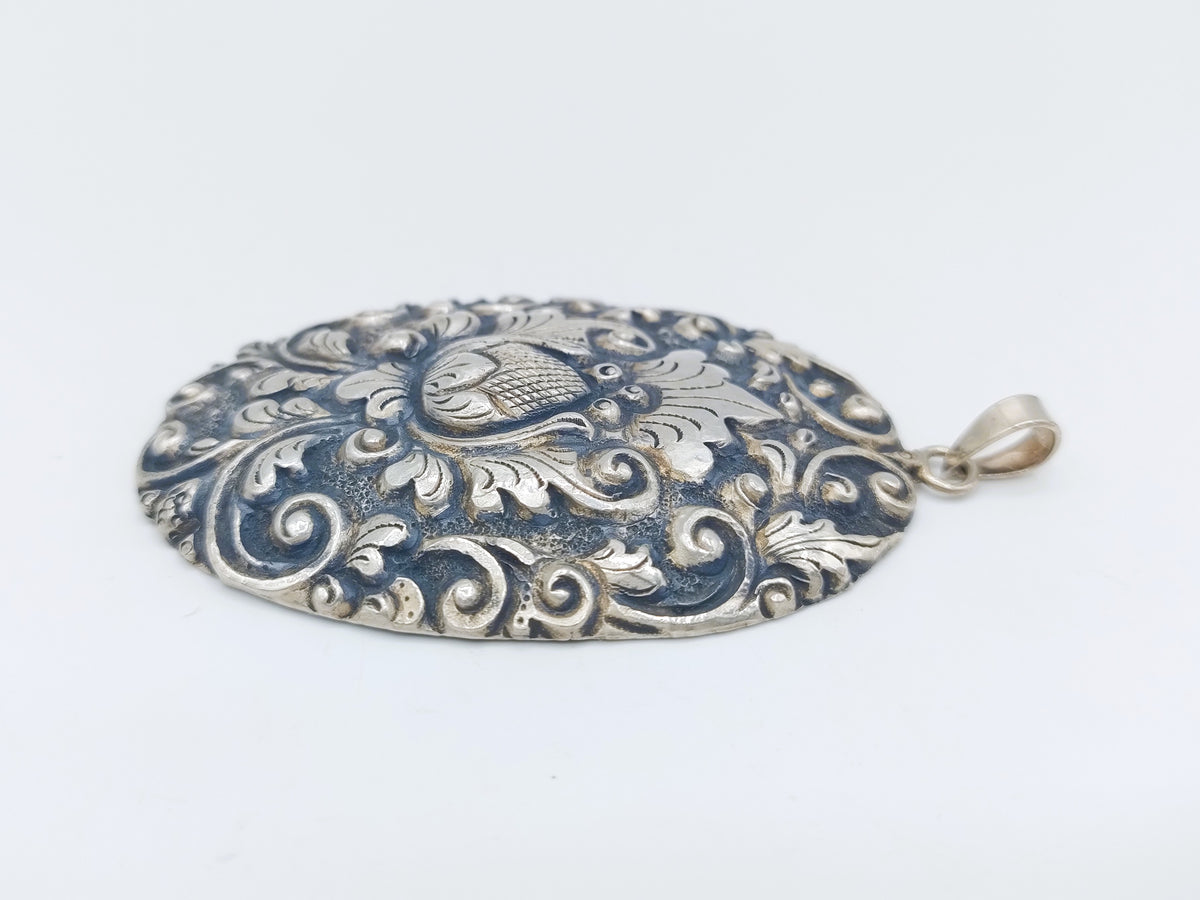 Zilveren djokja hanger, 835