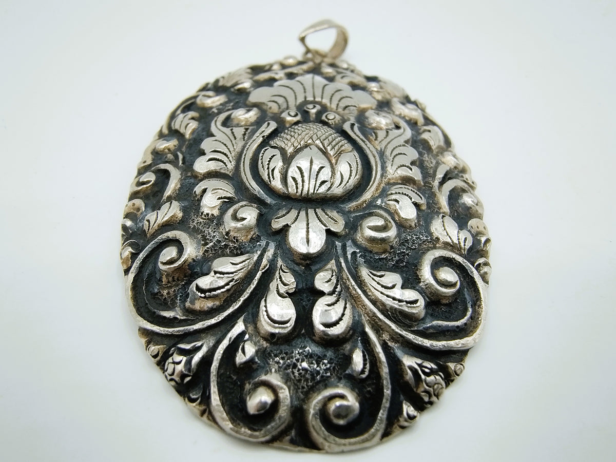 Zilveren djokja hanger, 835