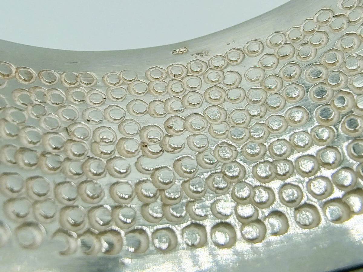 Zilveren brede armband met gesp sluiting, 925