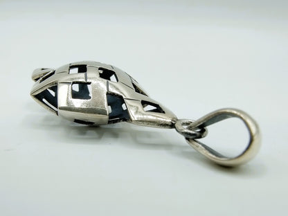 Zilveren hanger, modern design, 925