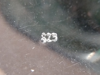 Zilveren oorbellen met maanstenen, 925