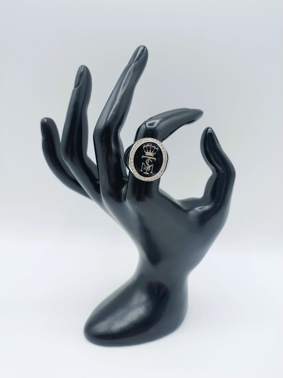 Zilveren zegelring, Ti Sento, 19 mm