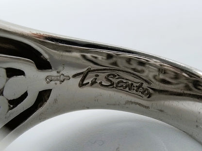 Zilveren zegelring, Ti Sento, 19 mm
