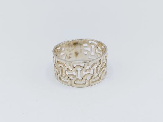 Zilveren bandring, 19 mm