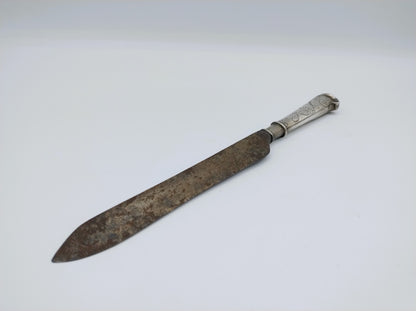 Reismes met zilveren heft, H. Smeding, Leeuwarden, ca. 1780