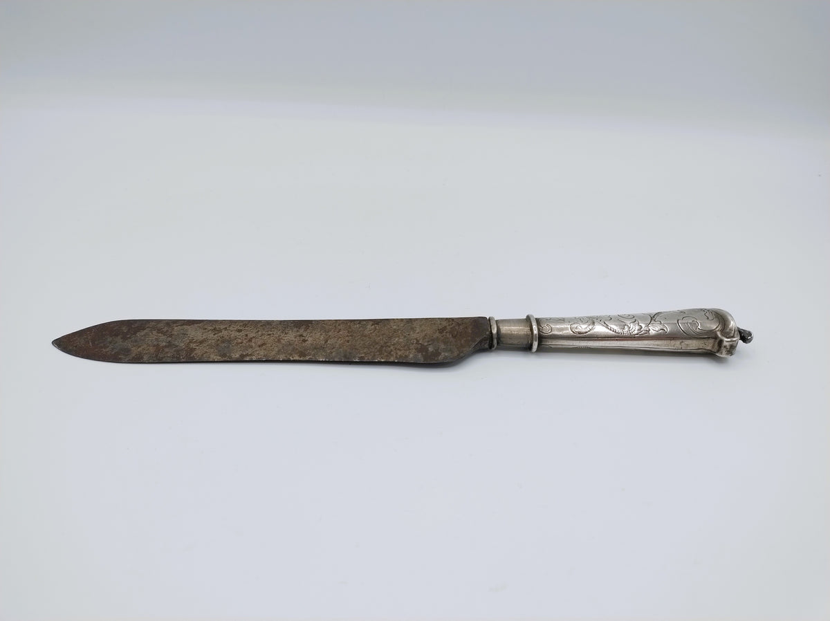 Reismes met zilveren heft, H. Smeding, Leeuwarden, ca. 1780
