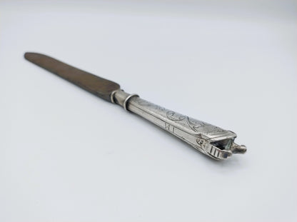 Reismes met zilveren heft, H. Smeding, Leeuwarden, ca. 1780