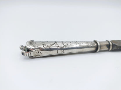 Reismes met zilveren heft, H. Smeding, Leeuwarden, ca. 1780