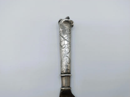 Reismes met zilveren heft, H. Smeding, Leeuwarden, ca. 1780