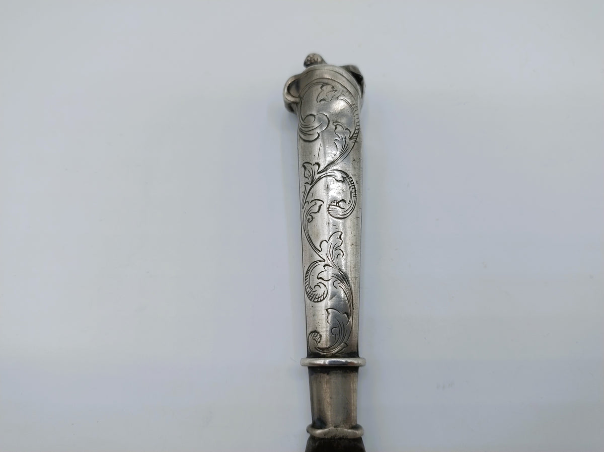 Reismes met zilveren heft, H. Smeding, Leeuwarden, ca. 1780