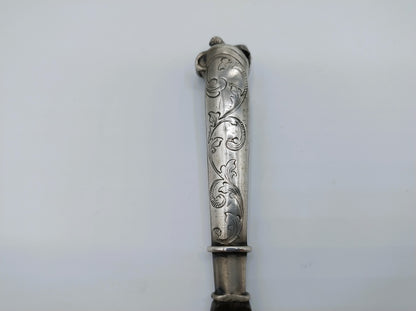 Reismes met zilveren heft, H. Smeding, Leeuwarden, ca. 1780