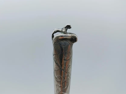 Reismes met zilveren heft, H. Smeding, Leeuwarden, ca. 1780