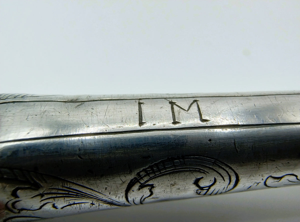 Reismes met zilveren heft, H. Smeding, Leeuwarden, ca. 1780