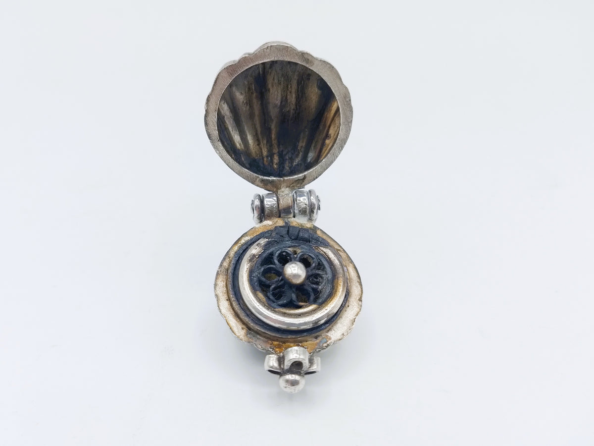 Zilveren pomander of reukei, 18e eeuws