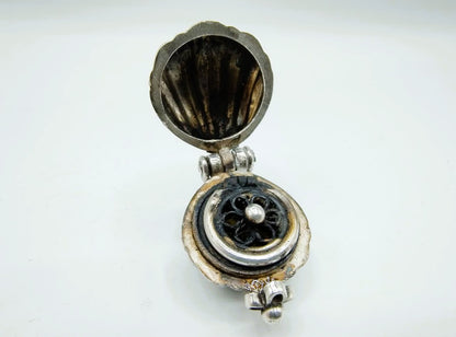 Zilveren pomander of reukei, 18e eeuws