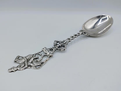 Zilveren geboortelepel, IJbele Steensma, Bergum, 1932