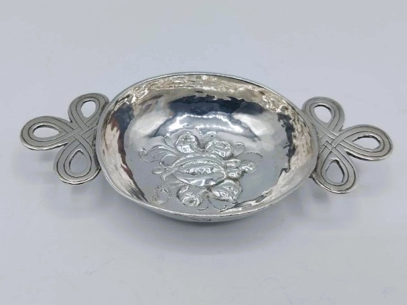 Zilveren miniatuur papkom, G. van Leeuwen, Haarlem, ca. 1700