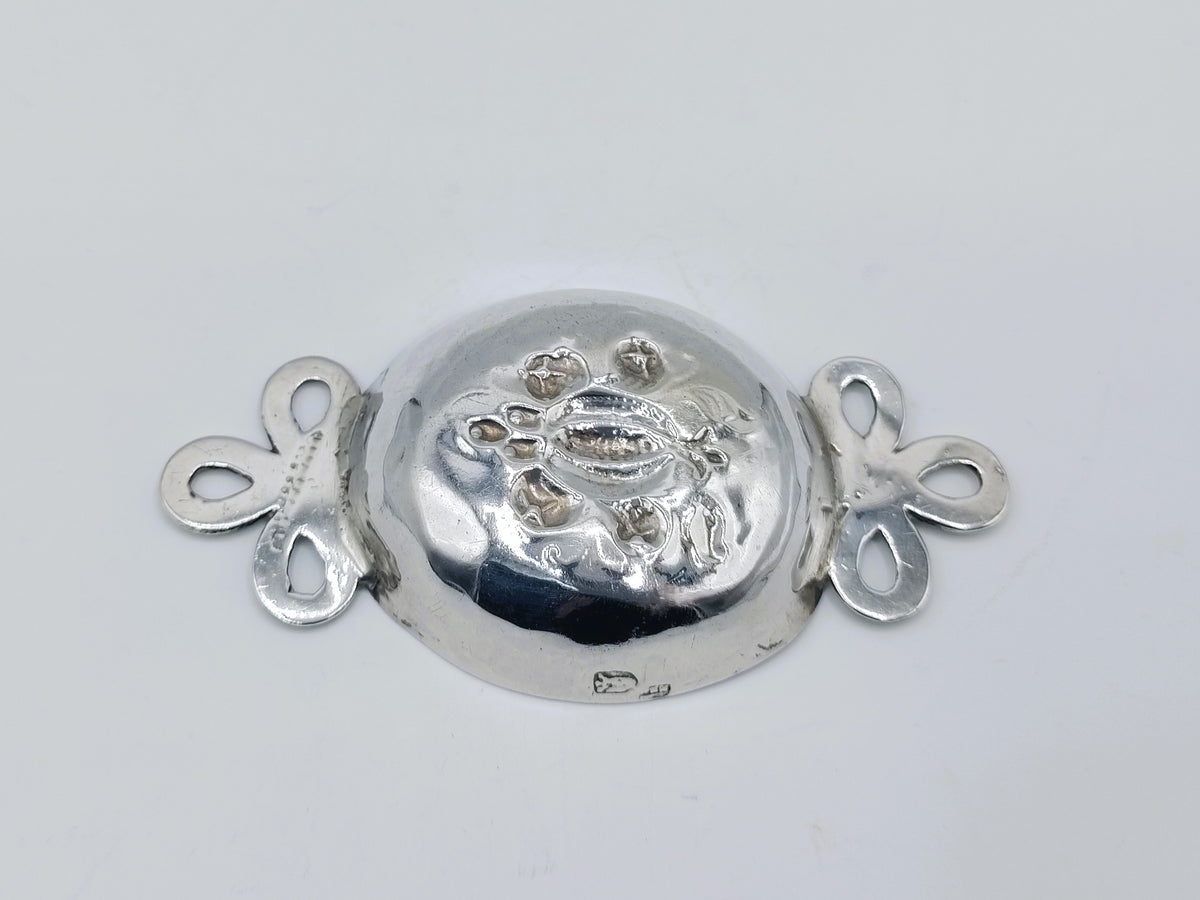 Zilveren miniatuur papkom, G. van Leeuwen, Haarlem, ca. 1700