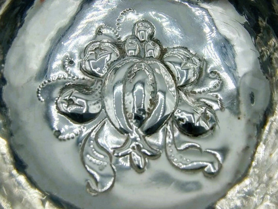 Zilveren miniatuur papkom, G. van Leeuwen, Haarlem, ca. 1700