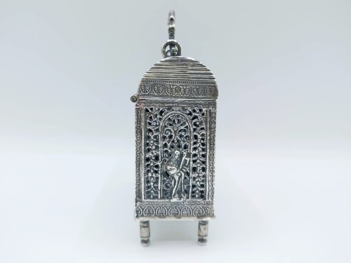 Zilveren knottekistje met apostelen, Schoonhoven, 1891