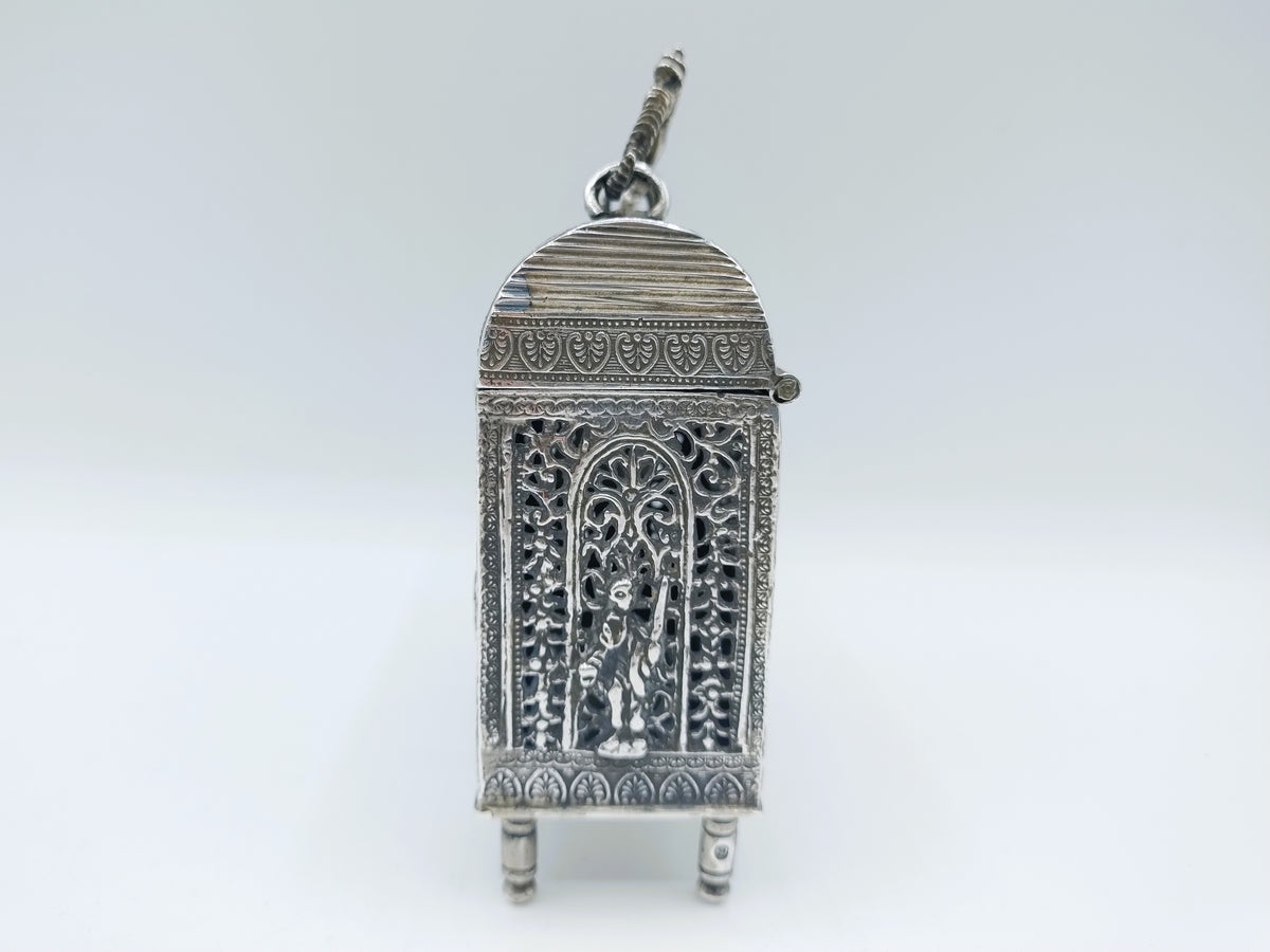 Zilveren knottekistje met apostelen, Schoonhoven, 1891