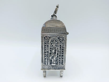 Zilveren knottekistje met apostelen, Schoonhoven, 1891