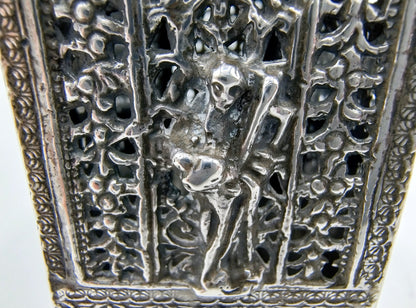 Zilveren knottekistje met apostelen, Schoonhoven, 1891