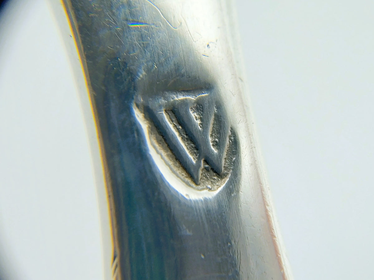 Zilveren vork, M.J. Schoenmakers, den Bosch, ca. 1805