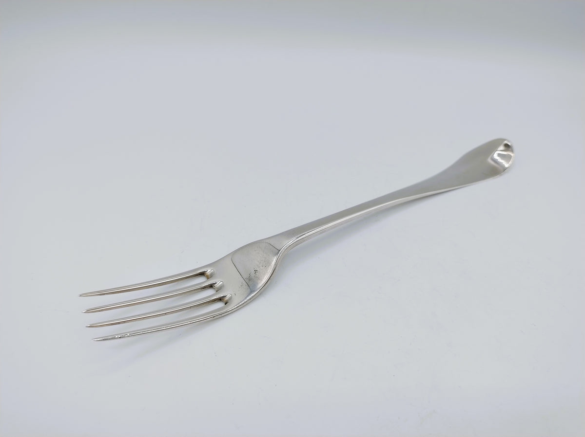 Zilveren vork, B.W. Roessing, Zutphen, ca. 1800