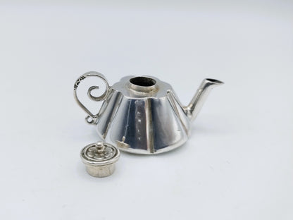 Zilveren miniatuur waterketel, Haarlem, 1739