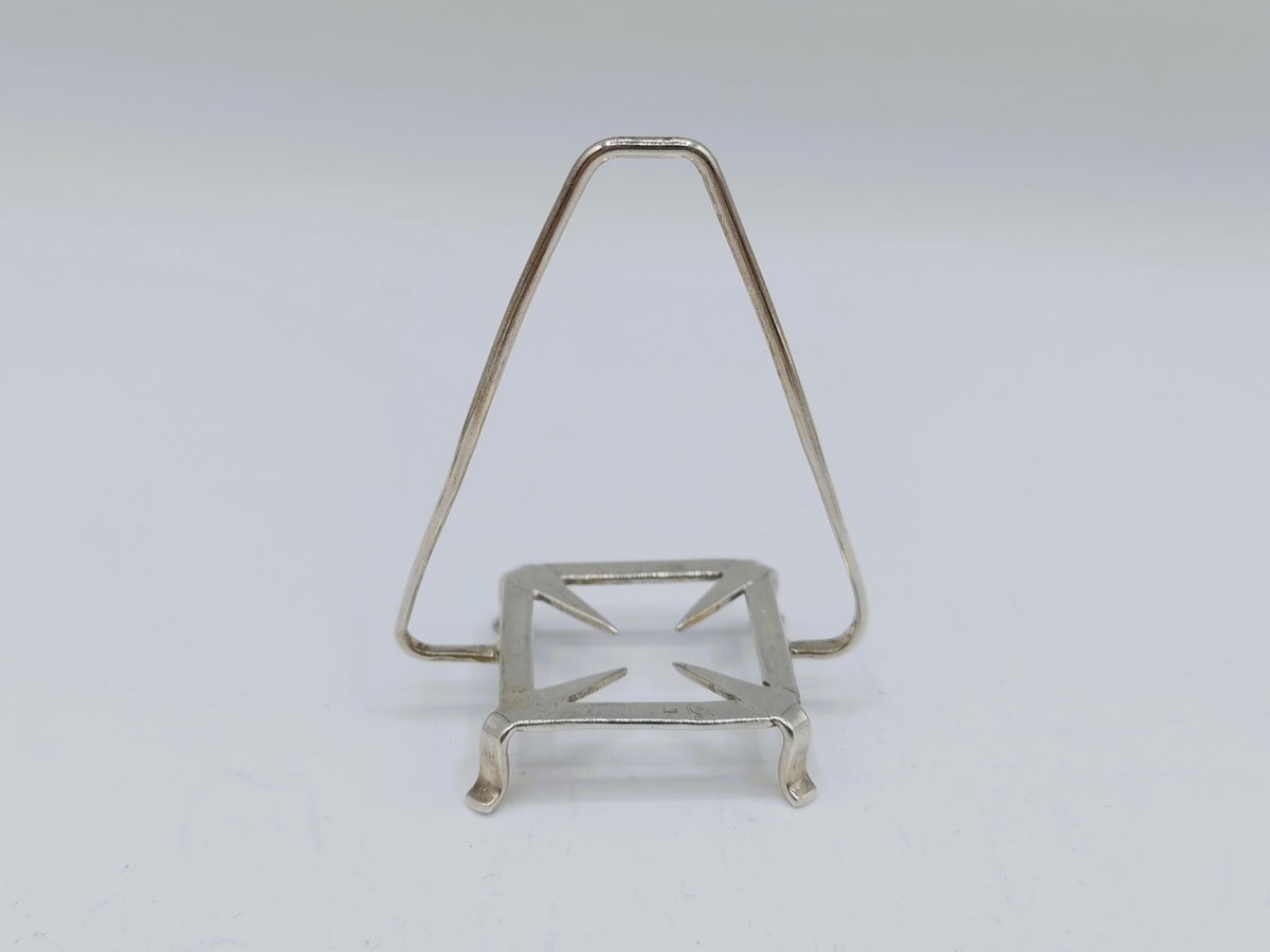 Zilveren miniatuur hangtreeft, 18e eeuws