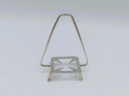 Zilveren miniatuur hangtreeft, 18e eeuws