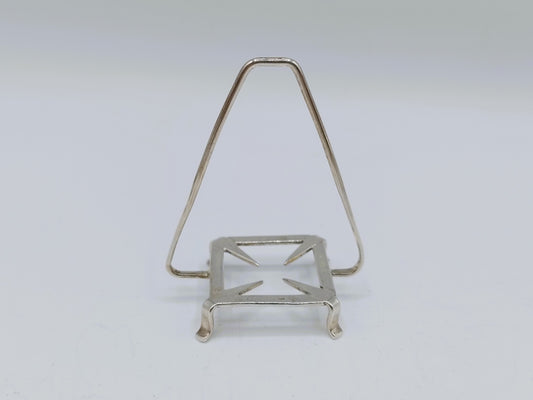 Zilveren miniatuur hangtreeft, 18e eeuws