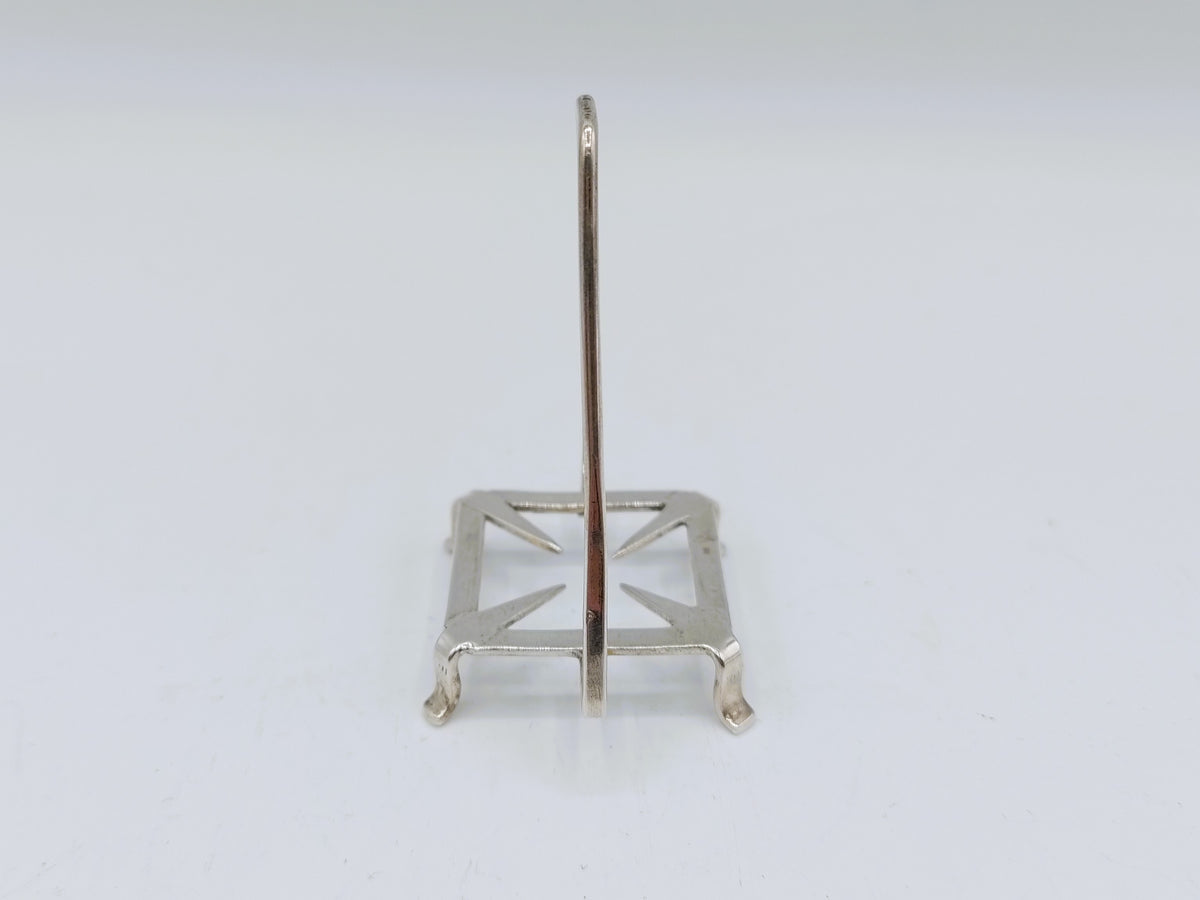 Zilveren miniatuur hangtreeft, 18e eeuws